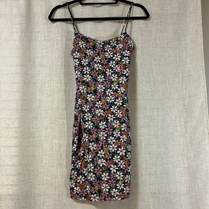 Zara Mini Floral Body Con Dress